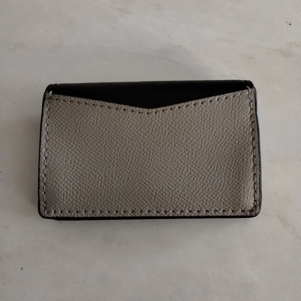 Michael Kors Jet Set Two Tone Pebbled Leather Wallet NWOT